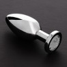 Triune Plug bijou anal Butty L 9 x 3.8cm Transparent